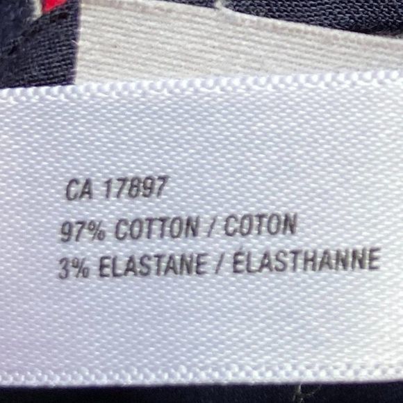 GAP Slim Cropped Blue‎ & Red Patterned Pants - Picture 10 of 11